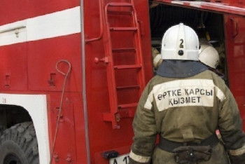 Фотография к новости: Алматыда цех өртенді