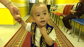 Фотография к новости: Елордада жігерлі сәбилердің тұсауы кесілді