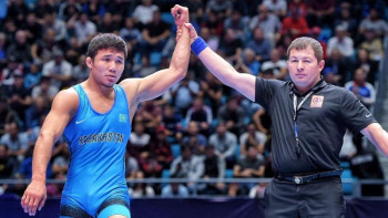 Фотография к новости: Еркін күрестен екінші қазақ балуаны финалға шықты