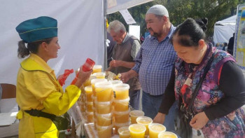 Фотография к новости: ШҚО жәрмеңкеге 60 тонна бал, 45 тонна ет, 10 тонна қымыз әкеледі 