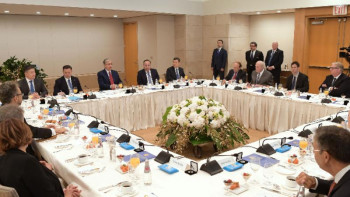 Фотография к новости: Мемлекет басшысы АҚШ-тың саяси және сарапшы топ өкілдерімен кездесу өткізді