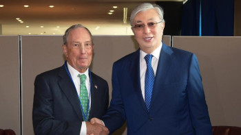 Фотография к новости: Тоқаевтың Нью-Йоркке жасаған сапарының видеосы жарияланды