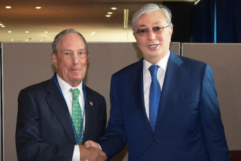 Фотография к новости: Тоқаевтың Нью-Йоркке жасаған сапарының видеосы жарияланды