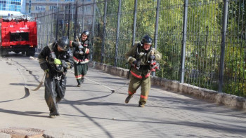 Фотография к новости: Елордада  өрт сөндіру қызметінің үздіктері анықталды 