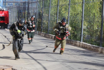 Фотография к новости: Елордада  өрт сөндіру қызметінің үздіктері анықталды 