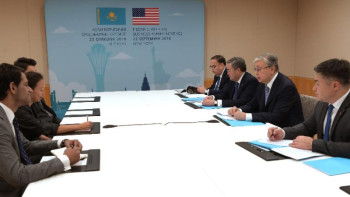 Фотография к новости: Мемлекет басшысы АҚШ-тың ірі бизнес өкілдерімен кездесті 