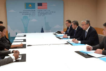 Фотография к новости: Мемлекет басшысы АҚШ-тың ірі бизнес өкілдерімен кездесті 