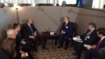 Фотография к новости: Мемлекет басшысы Болгария президентін Қазақстанға шақырды 