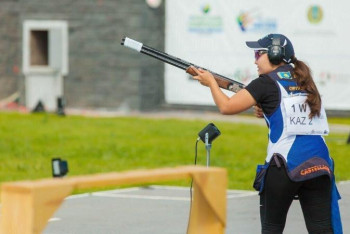 Фотография к новости: Қазақстандық спортшы стенд атудан Азия чемионатында жүлдегер атанды