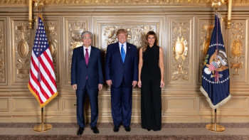 Фотография к новости: Тоқаев  Дональд Трамппен кездесті