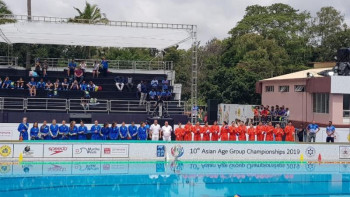 Фотография к новости: Отандық спортшылар кенеттен тоқтап қалған Әнұранды өздері жалғастырып әкетті 