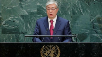 Фотография к новости: Тоқаев БҰҰ Бас ассамблеясының 74-сессиясында сөз сөйледі