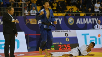 Фотография к новости: Нұрқанат Серікбаев дзюдодан  әлем чемпионы атанды