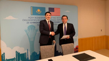 Фотография к новости: Мырзағалиев америкалық компаниялармен бірқатар кездесу өткізді