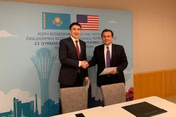 Фотография к новости: Мырзағалиев америкалық компаниялармен бірқатар кездесу өткізді