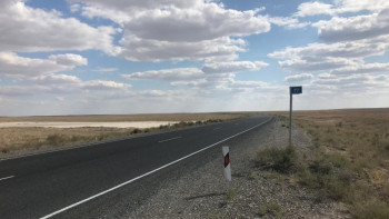 Фотография к новости: ﻿Ақтау порты мен Доссор арасындағы жол жөндеу жұмыстары аяқталды