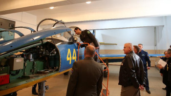 Фотография к новости: Әскери дипломаттар Қазақстанның әскери-ұшу институтында болды