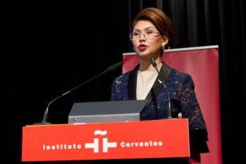 Фотография к новости: Аида Балаева: Біз үшін ең бастысы аударманың испан оқырмандарының жүрегіне жол табуы