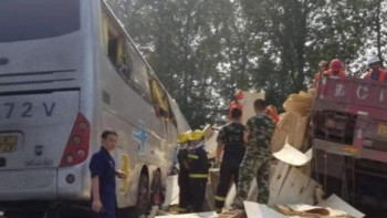 Фотография к новости: Қытайда ірі жол апаты болды 