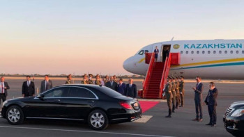 Фотография к новости: Тоқаев Жоғары ЕЭК отырысына қатысу үшін Ереванға келді