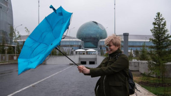 Фотография к новости: Түркістан және Батыс Қазақстан облыстарында дауыл соғады
