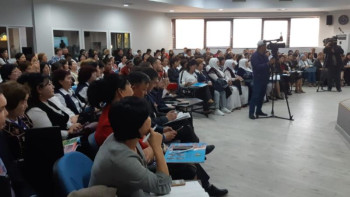 Фотография к новости: Түркістанда ауыл әйелдерінің форумы өтіп жатыр