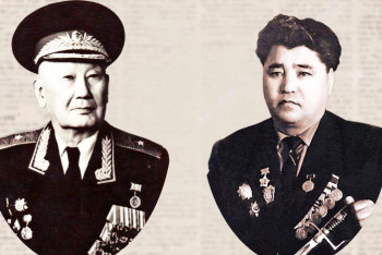 Фотография к новости: Әскери бөлімдерге батырлардың есімі берілді