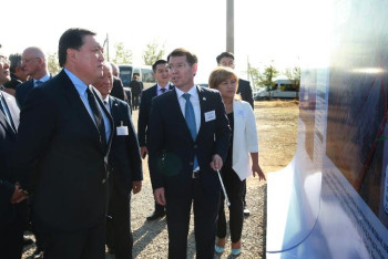 Фотография к новости: Мамин жұмыс сапарымен Шымкент пен Түркістан қалаларында болды