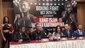 Фотография к новости: Жақсы бокс кешін ұйымдастыру үшін мықты қарсыластарды тартып жатырмыз – Азамат Мәди