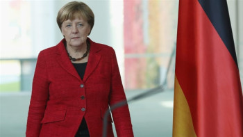 Фотография к новости: Тоқаев Ангела Меркельді Германияның Біріккен күні мерекесімен құттықтады