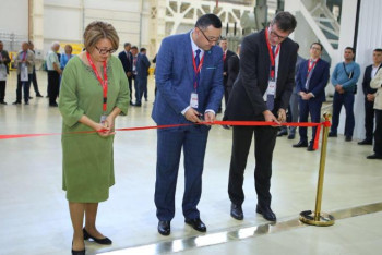 Фотография к новости: Қазақстан ғалымдары мен кәсіпкерлері ең қуатты автотрансформаторды таныстырды