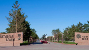 Фотография к новости: Ақтөбенің Жеңіс аллеясы жаңартылды 