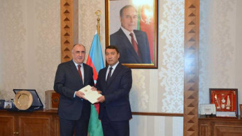 Фотография к новости: Қазақстан Елшісі Әзербайжанның Сыртқы істер министрімен кездесті