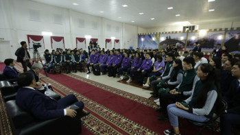 Фотография к новости: Атыраулық белсенді жастар Жолдауда белгіленген міндеттерді орындайды 