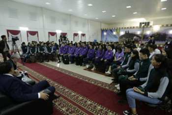 Фотография к новости: Атыраулық белсенді жастар Жолдауда белгіленген міндеттерді орындайды 