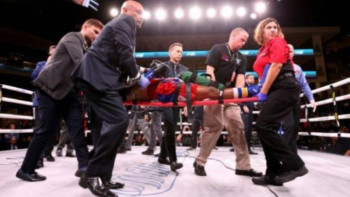 Фотография к новости: Америкалық боксшы жекпе-жектен кейін комаға түсті