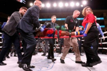 Фотография к новости: Америкалық боксшы жекпе-жектен кейін комаға түсті