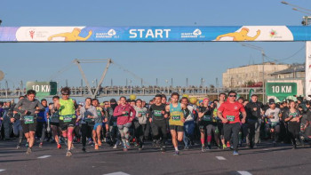 Фотография к новости: Алматы жартылай марафонына 26 елден келген спортшылар қатысты