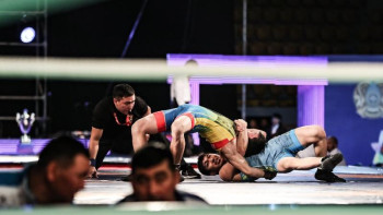 Фотография к новости: Қарағандыда күрес түрлерінен жартылай финалистер анықталды