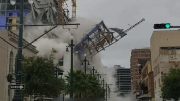 Фотография к новости: АҚШ-та қонақ үйдің бір бөлігі опырылып түсті 