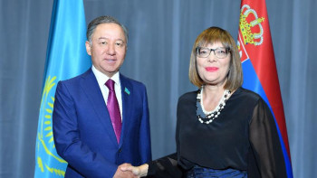 Фотография к новости: Нығматулин Парламентаралық одақтың төрағасымен келіссөздер жүргізді