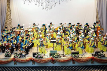 Фотография к новости: "Қазақ өнерінің жауһары" 85 жылдығын атап өтуде