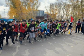 Фотография к новости: Оқушылар арасында күзгі кросс өтті