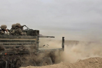 Фотография к новости:  Маңғыстау облысының 200-ге жуық әскери қызметшісі жауынгерлік шеберлігін шыңдады