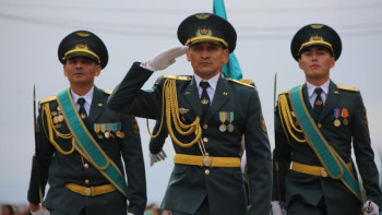 Фотография к новости: Әскери бөлім күні аталып өтті