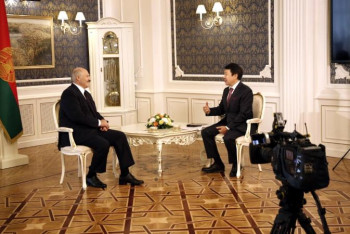 Фотография к новости: Лукашенко Қазақстанға ресми сапары қарсаңында "Хабар" агенттігіне сұқбат берді