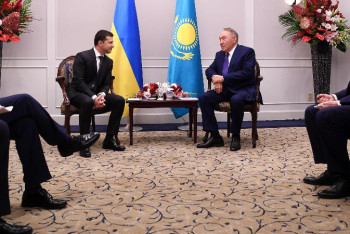 Фотография к новости: Назарбаев: Украинаның жаңалықтарын күнделікті қадағалап отырамын