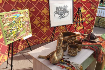 Фотография к новости: Қарағандыда "Ұлытау – Алтын Орданың алтын бесігі" атты көрме ұйымдастырылды