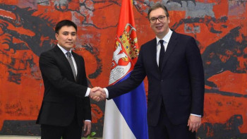 Фотография к новости: Қазақстан елшісі Сербия президентіне сенім грамоталарын тапсырды