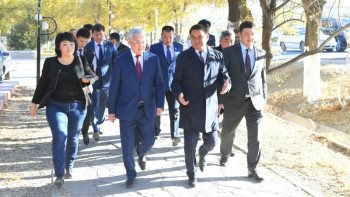 Фотография к новости: ﻿Сапарбаев бастаған Үкімет мүшелері ﻿Түркістан облысына барды